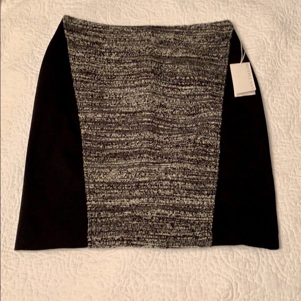 Ann Taylor mixed media skirt - NWT
